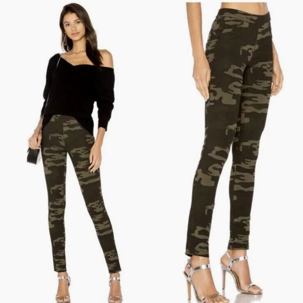 Sanctuary x Anthropologie Camo Grease Leggings Size M  Quiet Luxury Streetwear